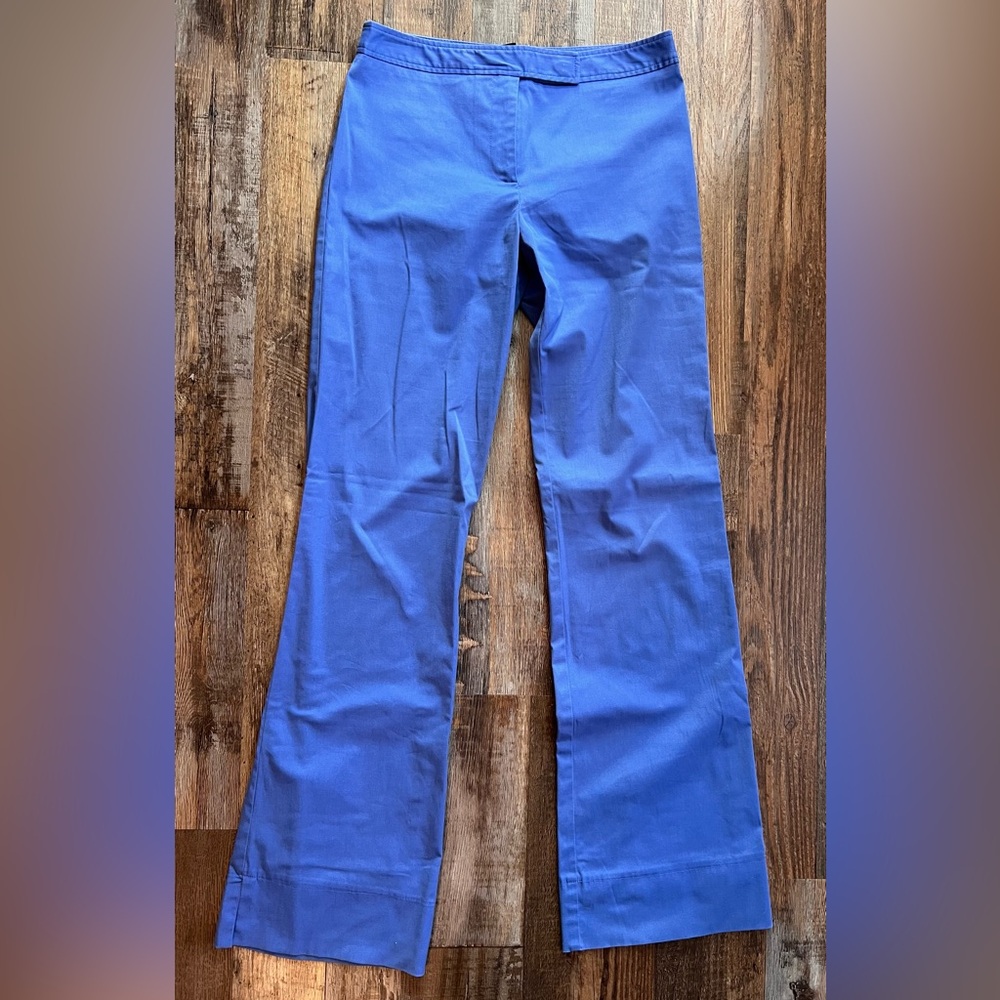 BCBGMaxAzria Blue Flare Leg Pants